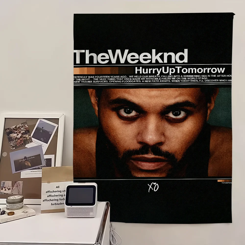 The Weeknd Hurry Up Tomorrow flag For Living Dorm Decor Art Garage Room Home Bar Wall Club Live Decoration Banner