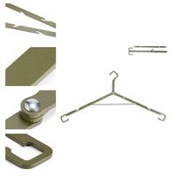 Foldable Folding Clothes Drying Racks Portable Lightweight Adult Clothes Holders Detachable Durable Metal Storage Shelf