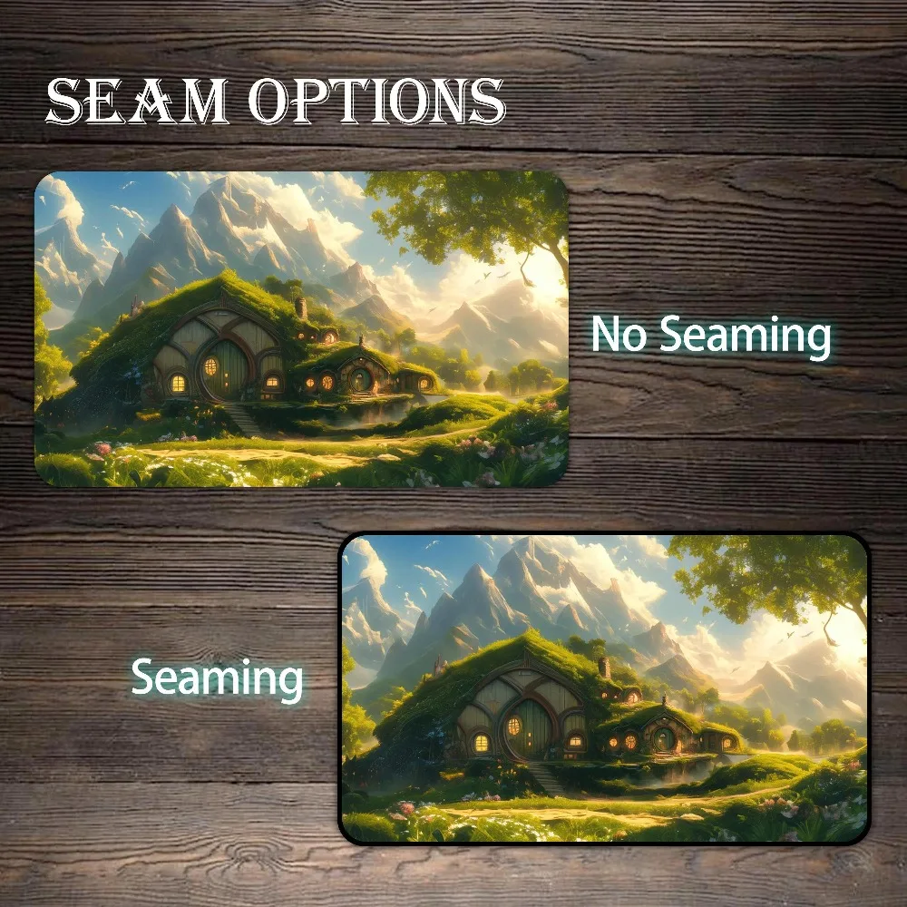 Playmat, Hobbit Custom Play Mat, TCG Playmat with Zones CCG desk accessories alfombrillas para escritorio tapis de souris