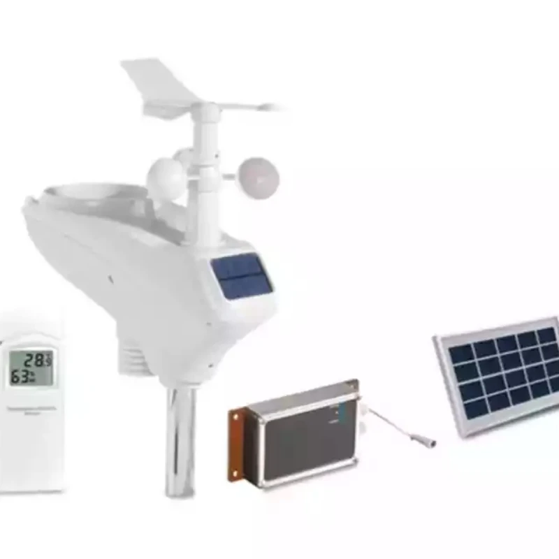 Meteorological instrument wireless temperature humidity rainfall wind direction wind speed illumination air pressure 6007