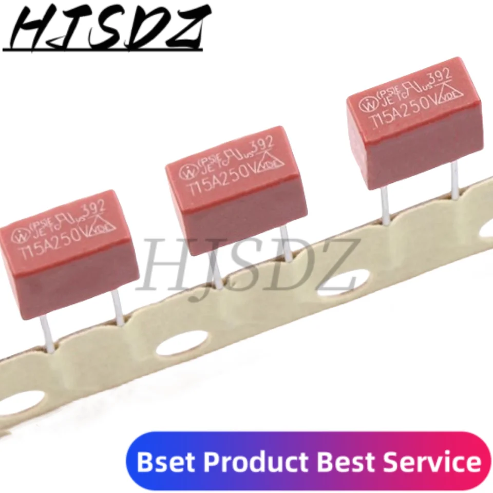 10PCS Fuse 2A 1A 3.15A 4A 5A 6.3A 250V 392 Square Plastic Fuse T2A LCD TV Power Board Commonly Used Fuses Slow Blow Fuse T3.15A