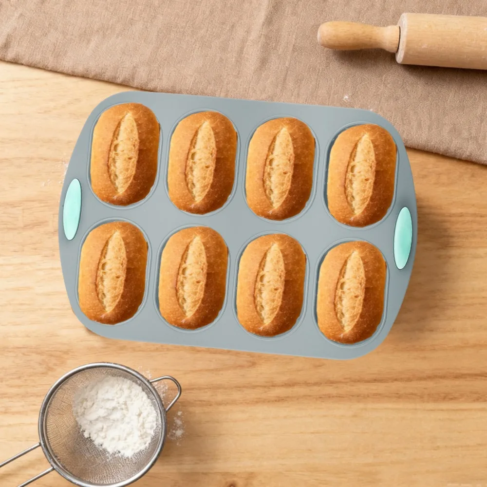 

Силиконовая форма для выпечки хлеба, прямоугольная, с антипригарным покрытием, термостойкая, с защитой от ожогов, легко извлекаемая, для микроволновой печи