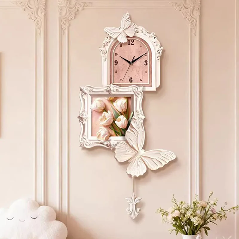 Y*-Minimalist Fashion Wall Clocks Nordic Restaurant Silent Creative Wall Watch Modern Xenomorph Horloge Murale Room Decorations