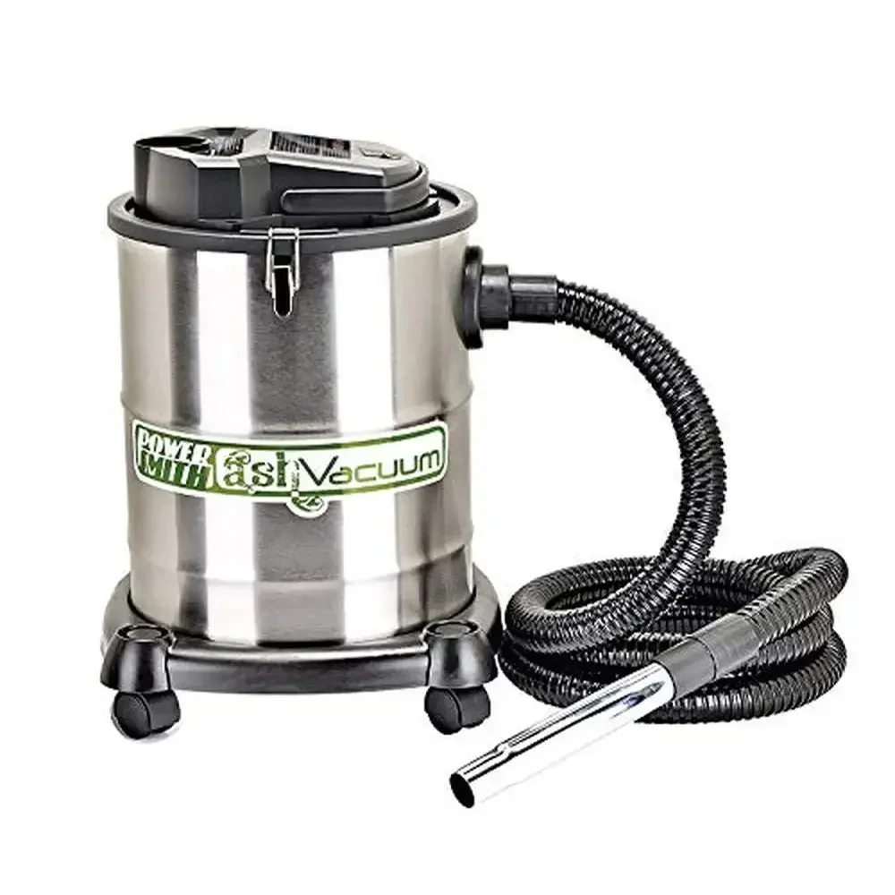 4 Gallon Ash Shop Vacuum/Blower with Metal Hose and Heat-Resistant Filter Quiet 10A Motor Connect to Drywall Sander PowerSmith