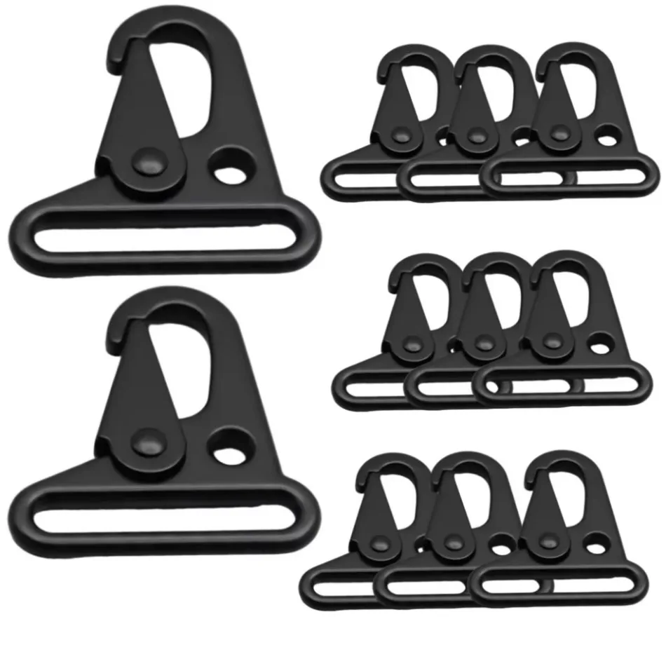 5-10Pcs Hawkbill Carabiner Buckle Nylon Webbing Belt Key Chain Bag Hook Multi-functional Buckles Outdoor Mountaineering Tools