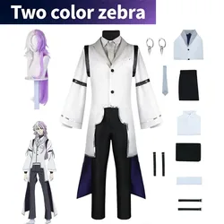 Sigma Cosplay Kostüm Anime BSD 4. Sigma Trench Sigma Cosplay Uniform Perücke Anzug Halloween Weihnachts feier Outfit für Männer Frauen