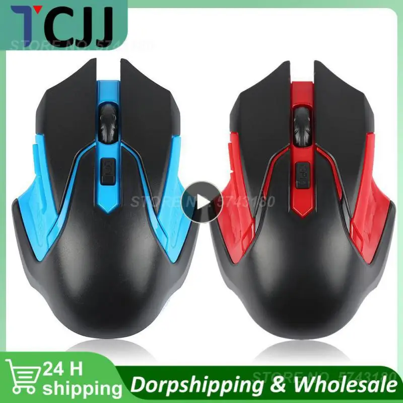 Professional 2.4GHz Wireless Optical Gaming Mouse Wireless Mice for PC Gaming Laptops Computer Mouse Gamer with USB Adapter