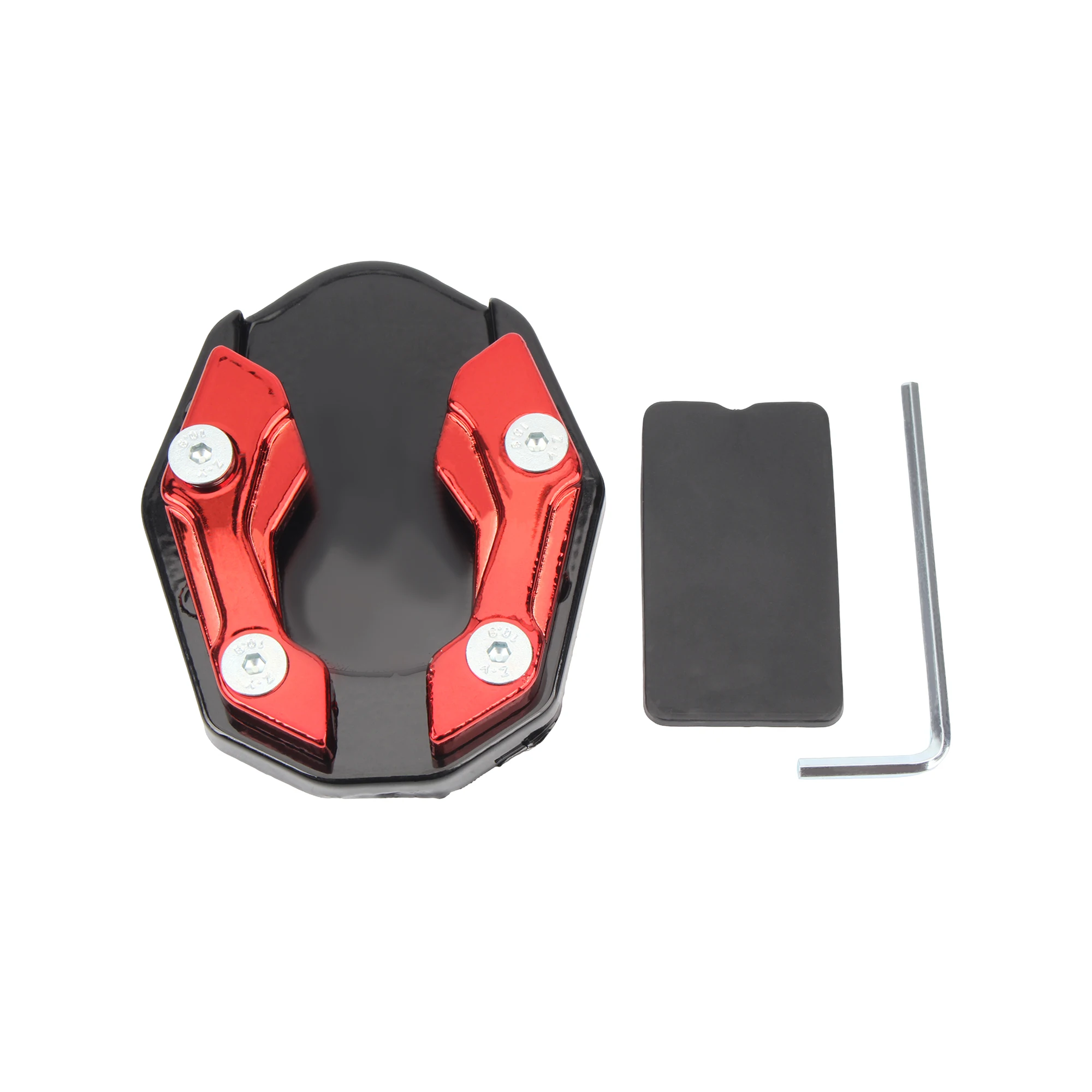 For Yamaha NMAX125 NMAX155 Scooter Motorcycle Side Stand Enlarger Foot Extension Pad CNC Aluminum Kickstand Plate Accessories - view 3
