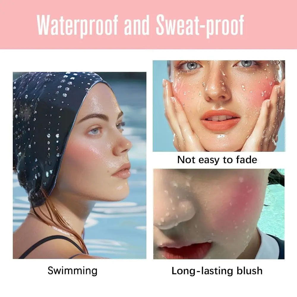 Silky Butter Blush Cream Matte Natural Cheek Tint Gesichtspuder Rouge für langanhaltendes, hochfärbendes, wasserfestes Make-up