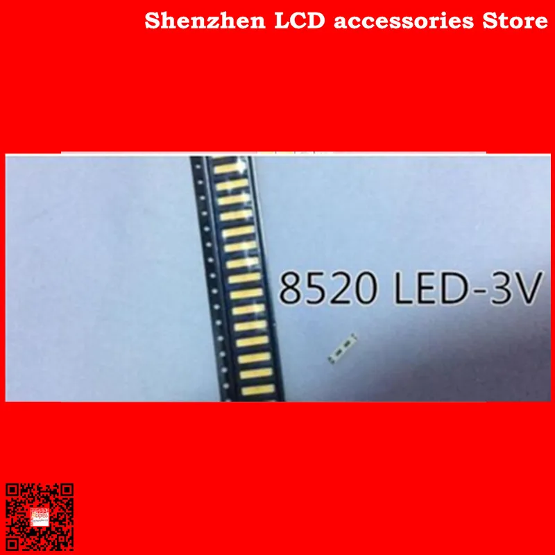 150 cái/lô ĐỐI VỚI LG SMD 8520 LED Innotek LED Đèn Nền LED 0.5 wát 8520 3 v Mát trắng 50-55LM TV ứng dụng