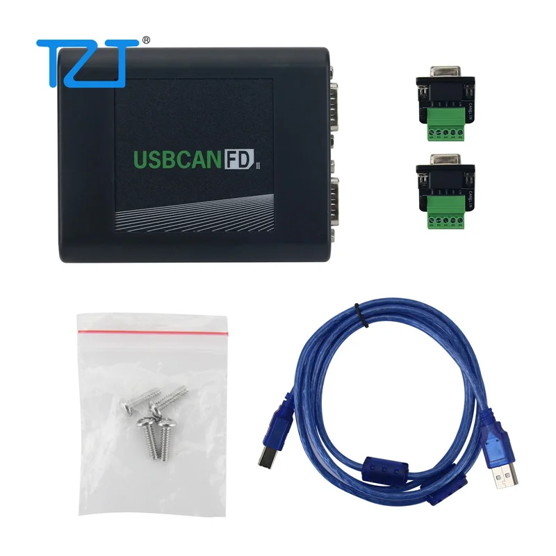 TZT Dual Channel CANFD & Dual Channel LIN USB to CANFD CAN Debugger 25Kbps-5Mbps Compatible with ZLG PCAN FD