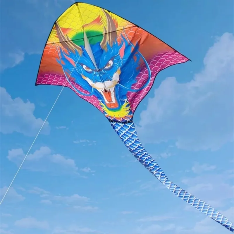 Free shipping Traditional flying dragon kite 2024 new Chinese dragon large upscale adults special long dragon kite long tail koi