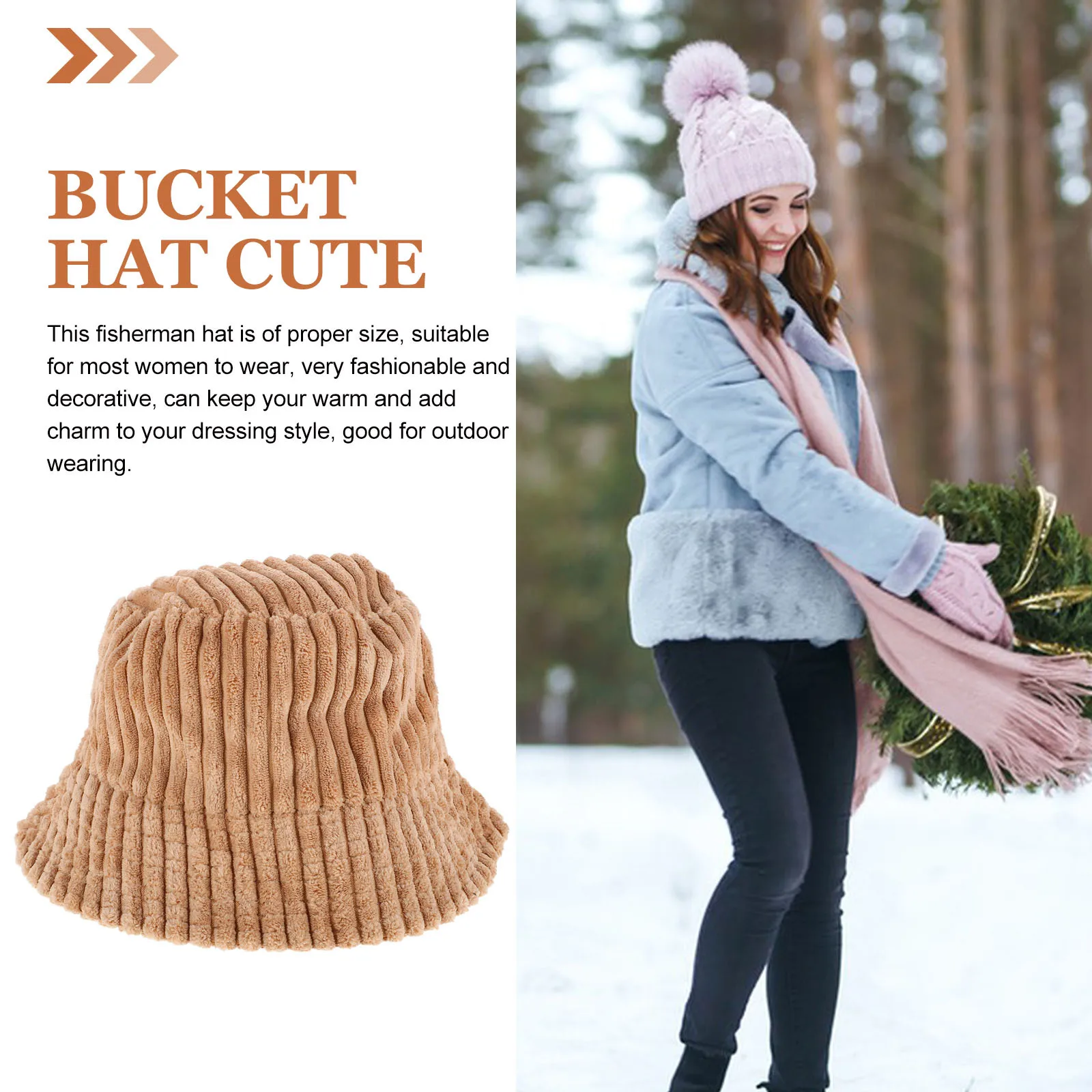 سروال قصير قبعة دلو قبعة دافئة بلون خمر موضة صياد قبعة لينة خفيفة الوزن تنفس السفر في الهواء الطلق حجب الشمس #2