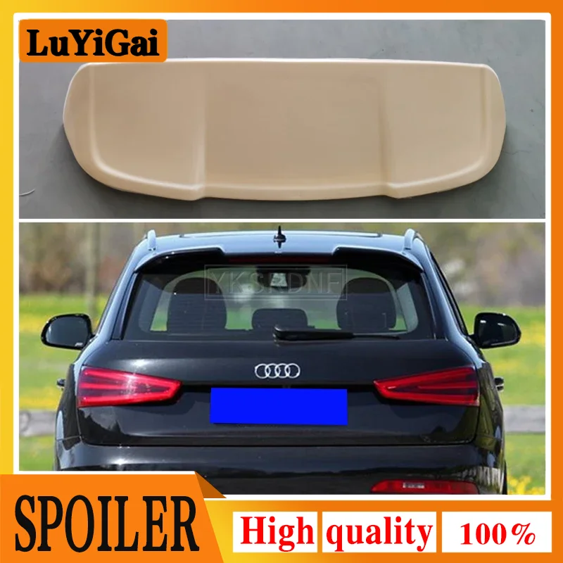 For Audi Q3 high quality ABS material car rear wing primer color Audi Q3 hatchback spoiler 2013-2018 ABT Style