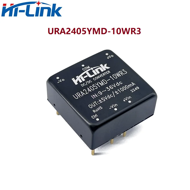 Free Shipping Hi-Link New 10W 24V To 5V 1A DC DC Converter Isolated Switching Step Down Power Supply Module URA2405YMD-10WR3