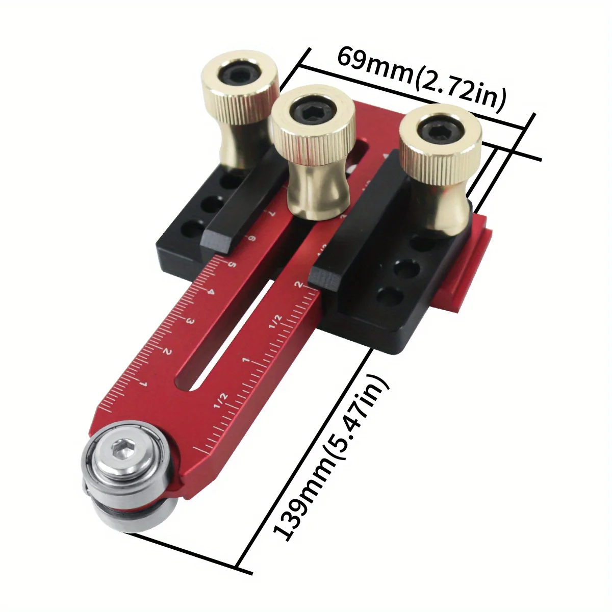Thin Rip Jig Tischkreissägen-Jig-Führung für sich wiederholende, schmale, dünne Streifenschnitte. Schnelle, dünne Ripping-Führung. Passend für 3/8" und 3/4" Schlitz – Detail 2