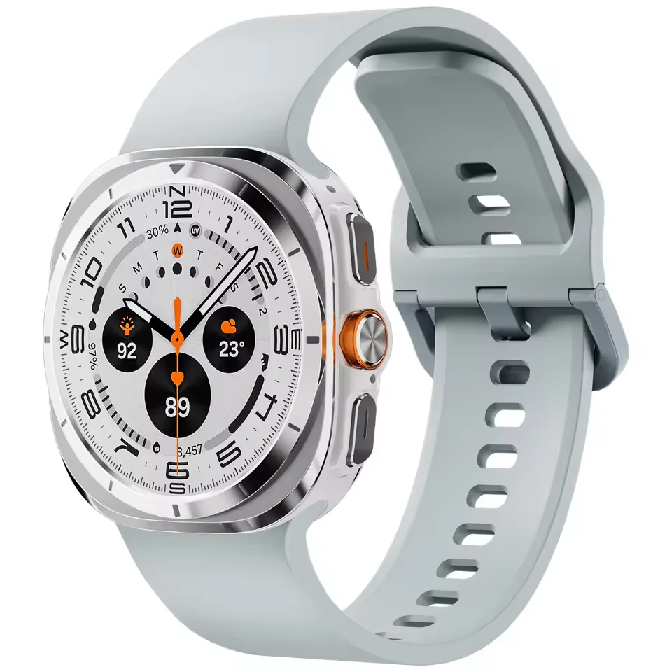 Silicone Band For Samsung Galaxy Watch Ultra 47mm Accessories Sport Bracelet correa Galaxy Watch 7 Ultra 47 mm Original Strap