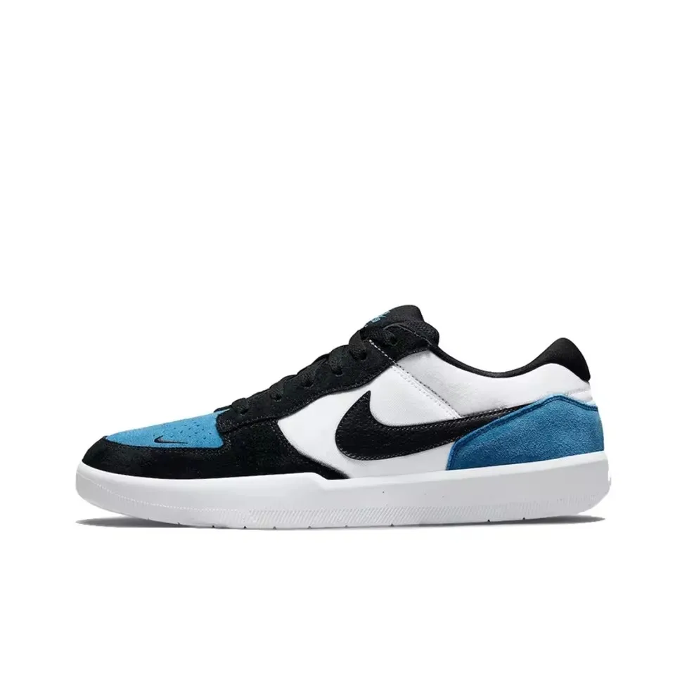 Nike SB Force 58 Men and Women sneakers Classic Fashion board Shoes Lightweight and wearable Casual Shoes Cushioning White&Blue