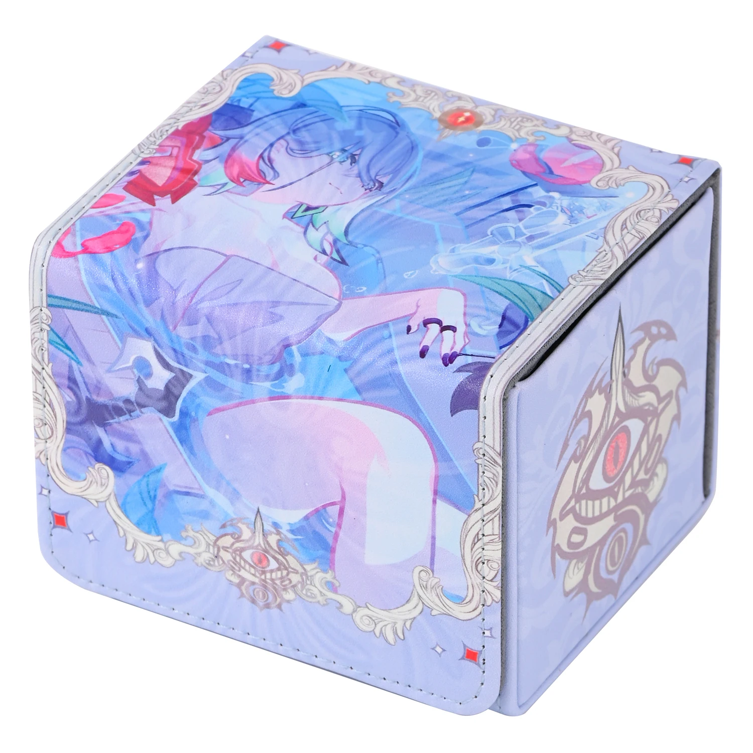 Yugioh Evil★Twin Sinful Spoils Deck Box Yu-Gi-Oh! TCG OCG PTCG Trading Cards Protector Case Pu Leather Storage Box 100+