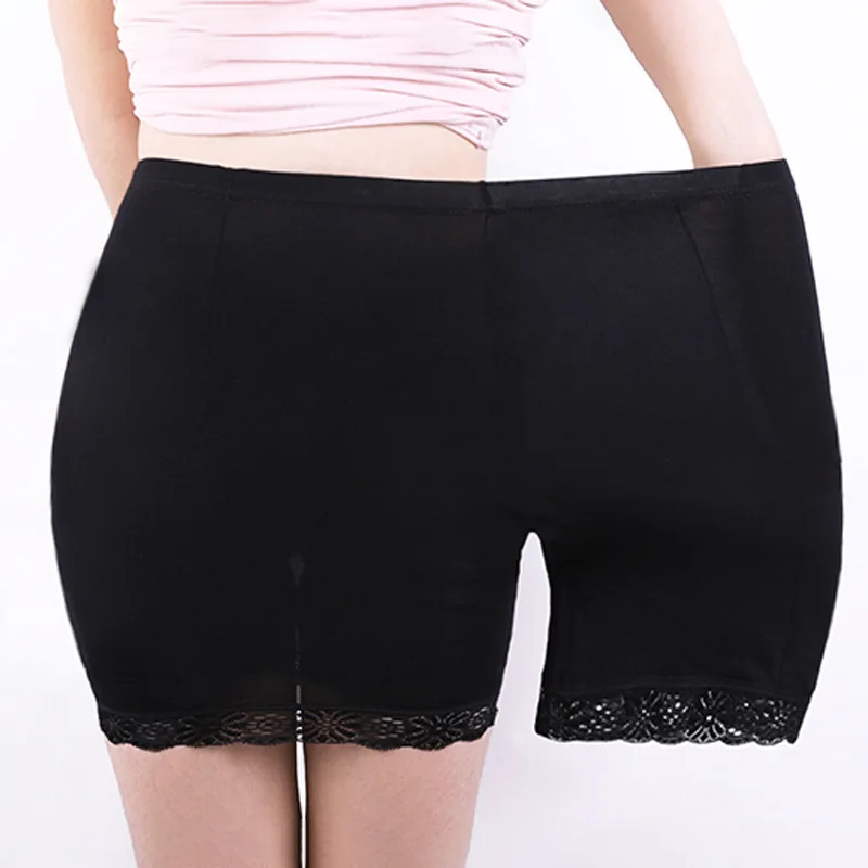 แม่วัยกลางคนกางเกง PLUS ขนาดฤดูร้อนบาง Modal สําหรับสตรีแบนมุมชุดชั้นในсыboyshort Femme