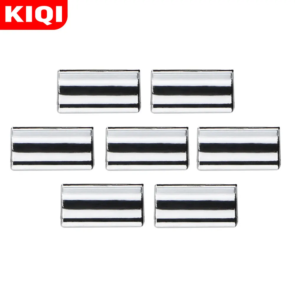 KIQI 7Pcs/Set for Peugeot 508 2011 2012 2013-2020 2021 Car Windows Lifter Knob Cover Trim Stickers Accessories  ABS Chrome