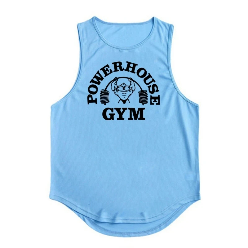 Men\'s Singlets Top for Fitness Gym T-shirts Suspenders Man Bodybuilding Shirt Vests Stringer Sleeveless Sweatshirt Clothing Vest