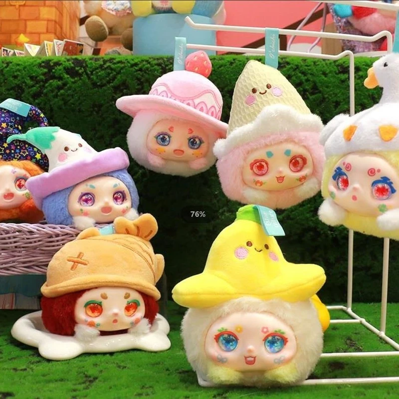 

New Kimmon Hat Bubble Vinyl Mystery Box Hundred Star Rui Chao Play Cute Pendant Doll Ricky Dream Cartoon Model Girl Gift For Kid