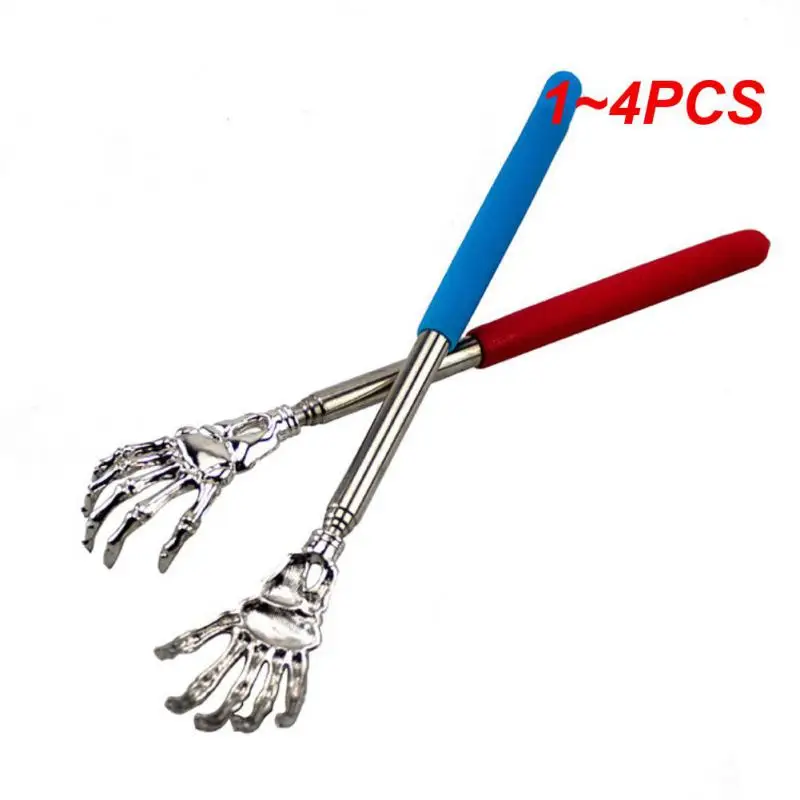 1~4PCS Back Scratcher Relaxing Versatile Telescopic Handle Must-have Stainless Steel Popular