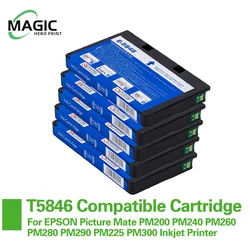 T5846 Compatible Ink Cartridge For EPSON Picture Mate PM200 PM240 PM260 PM280 PM290 PM225 PM300 Inkjet Printer