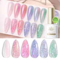 BORN PRETTY 7ml hilo de concha esmalte de uñas en Gel 6 unids/set Ultra brillo blanco perla brillo remojo de Gel UV Kit de barniz para decoración de uñas