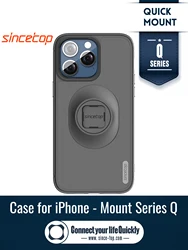 Shockproof Case Series Q for iphone 17/16/15/14Plus/13 Mini/13/12 Pro/11Pro Max Quick Mount Case with Adapter Suitable Series Q