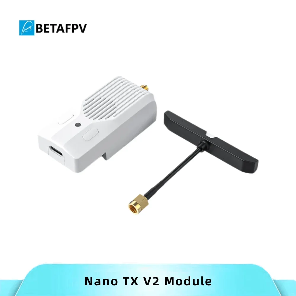 

BETAFPV Nano TX V2 ExpressLRS V3.3 TCXO 2,4 ГГц/915 МГц/868 МГц беспроводной модуль/включает охлаждающий вентилятор и обогрев для дронов FPV