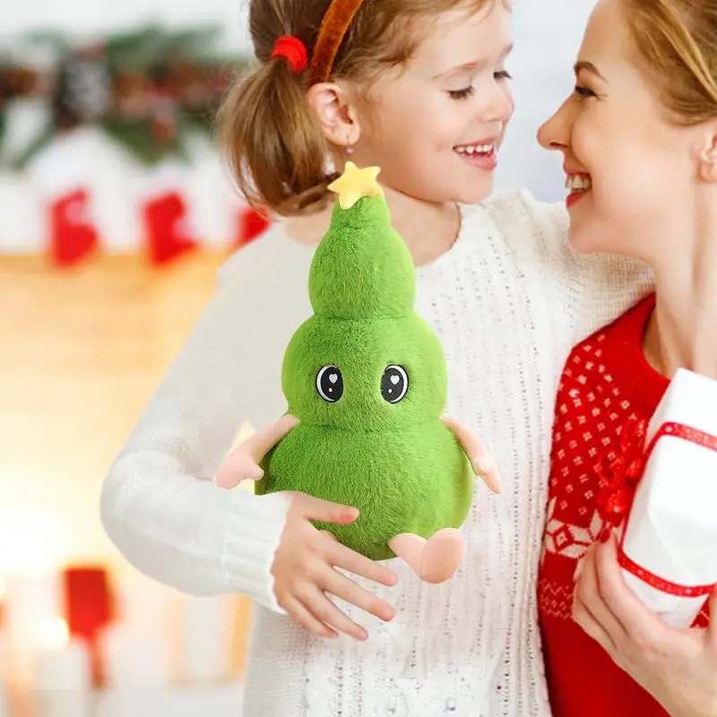 Weihnachtsbaum Plüschkissen Weihnachtsbaum Plüsch Puppe Couchkissen Weiche und bequeme dekorative Kissen Plüsch Weihnachtsfeier