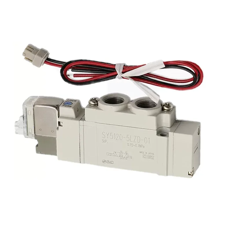Solenoid Valve 5 Port Pilot Operated High Flow Industrial Automation Assembly Line Directional Control Valve Pneumatic