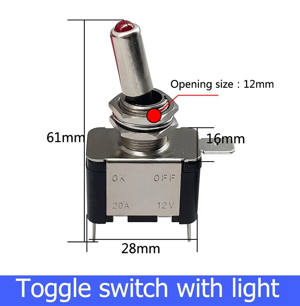 New style KN3A-101 toggle switch Rocker Arm 2Pin 2/gear ON-OFF10A 125V/250V AC cap matching 12V,24V,48V,110V,220V universal