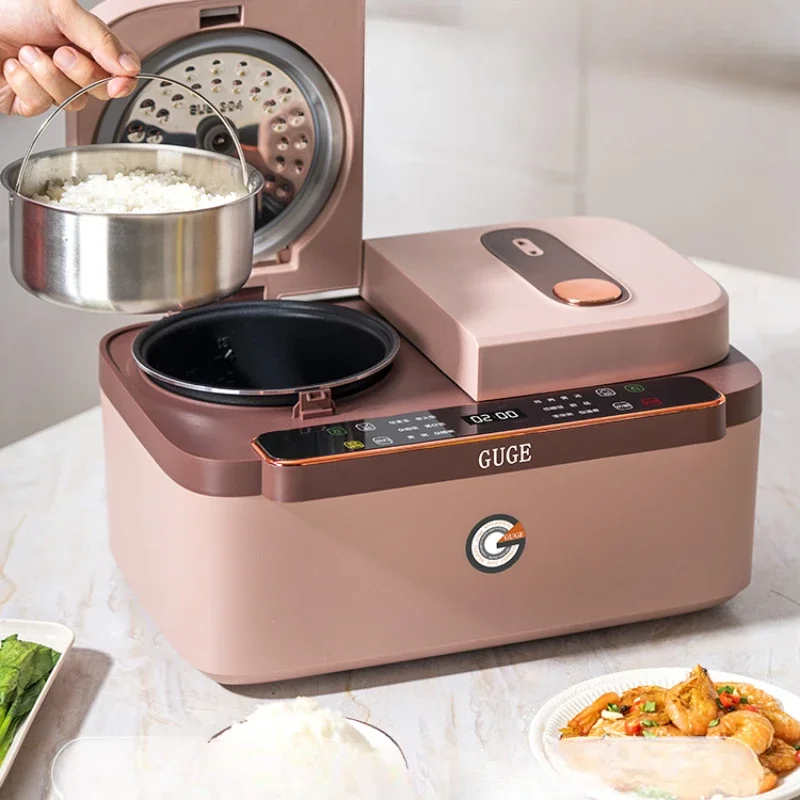 Rice Cooker Double Liner Double Pot Integrated Multifunctional New Homehold Low Sugar Rice Soup Separation Food Warmer