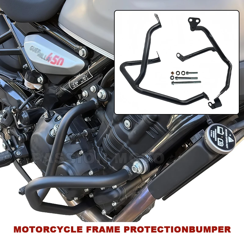 

guerrilla450 engine guard For Guerrilla450 GUERRILLA 450 2024 2025 Motorcycle Crash Bars Engine guards Protective Frames Bumpers