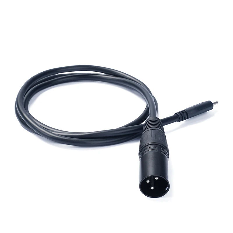 Cable de Audio tipo C a XLR macho/hembra para micrófono, consola mezcladora, amplificadores, mezclador, altavoces de Audio, IPad, portátiles y teléfonos