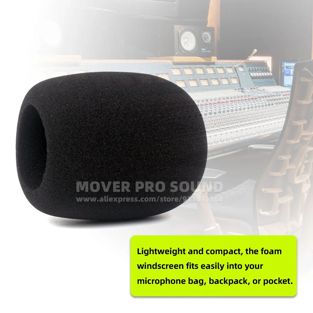SnapVox Compatible With ZOOM H5 STUDIO Foam Shield Windscreen Recorder H5Studio H5S Pop Filter Microphone Sponge Windproof Cover view 6