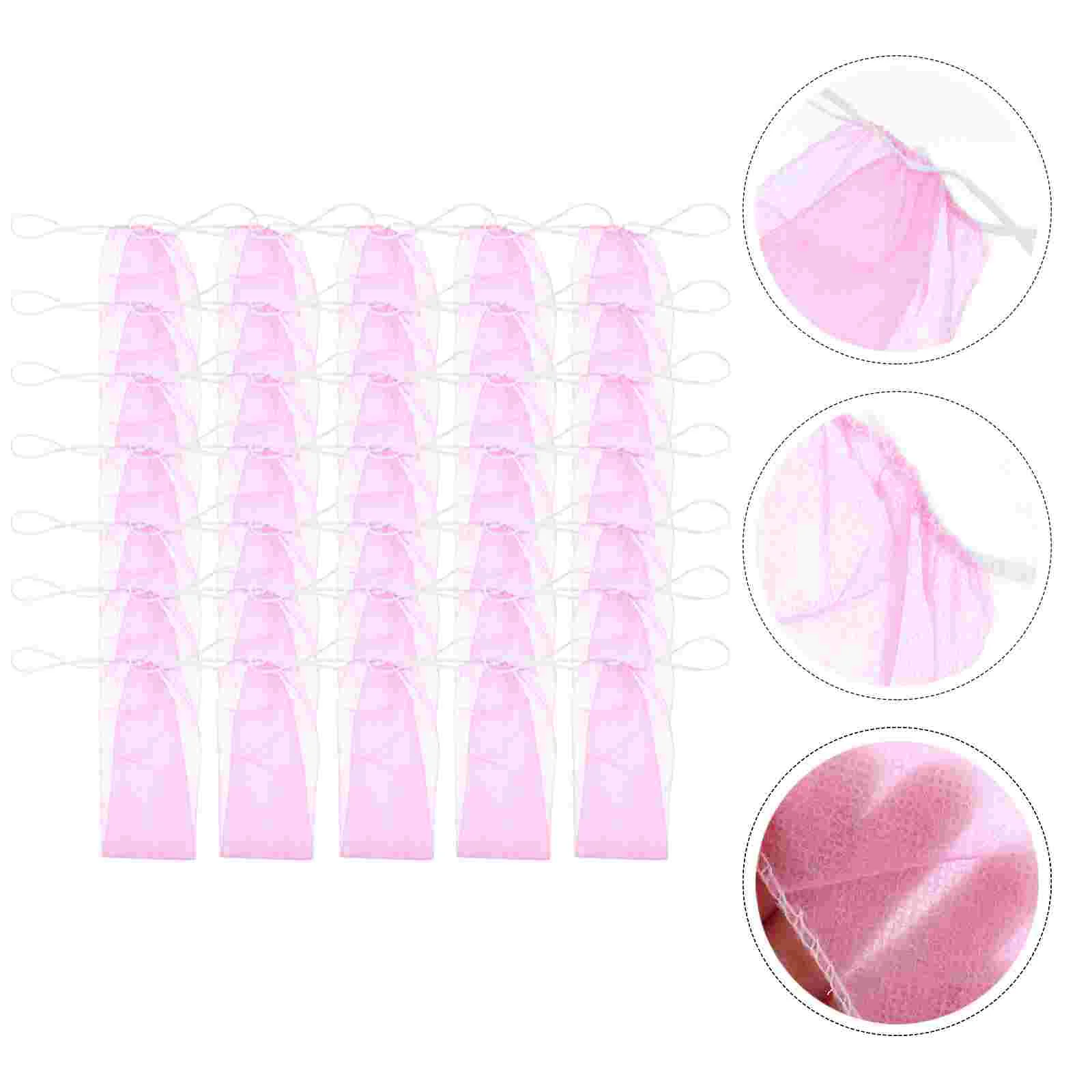 50 Pcs Disposable Thong Strings for Women Cotton Massage Panties Spa Beauty Salon Portable Women's Underpants