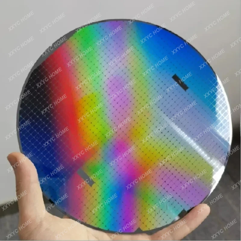 Semiconductor Silicon Wafer 12 inch CPU Wafer Silicon Science Technology Pendulum Piece Birthday Gift Photoetching Circuit Chip