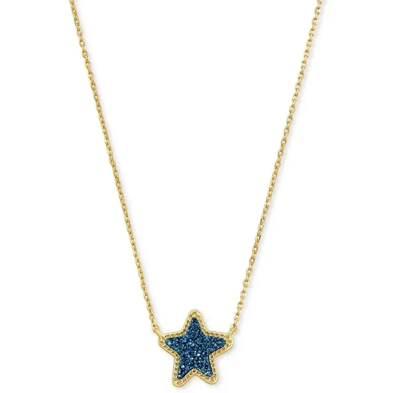 

VKVVA Jae Colorful Crystal Small Five-pointed Star Pendant Necklace for Women Fashion Jewelry Unique Gifts