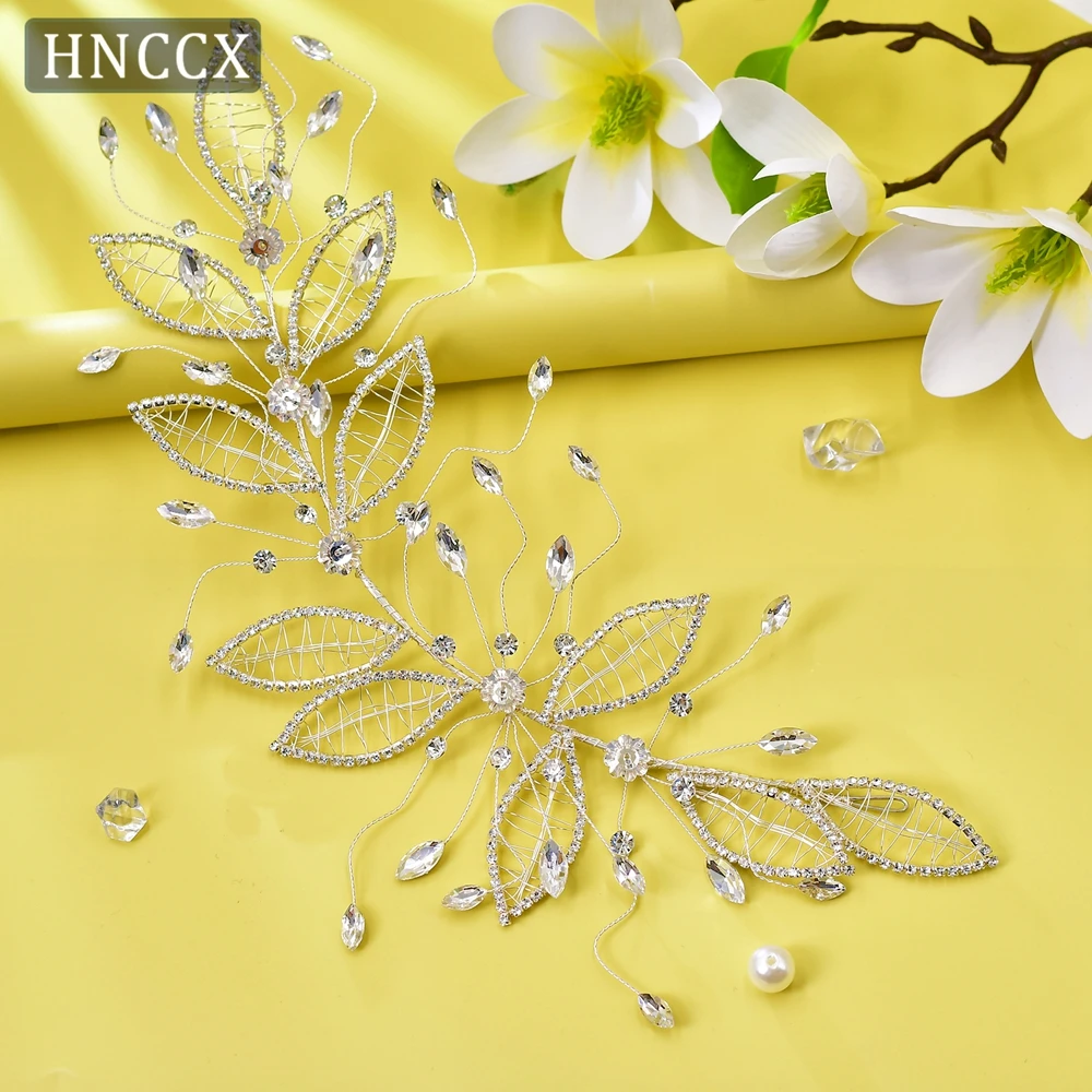

YouLaPan Hollow Leaves Rhinestone Headband Handmade Bridal Headpiece Sweet Elegant Women Headwear Fashion Hair Accessories HP492