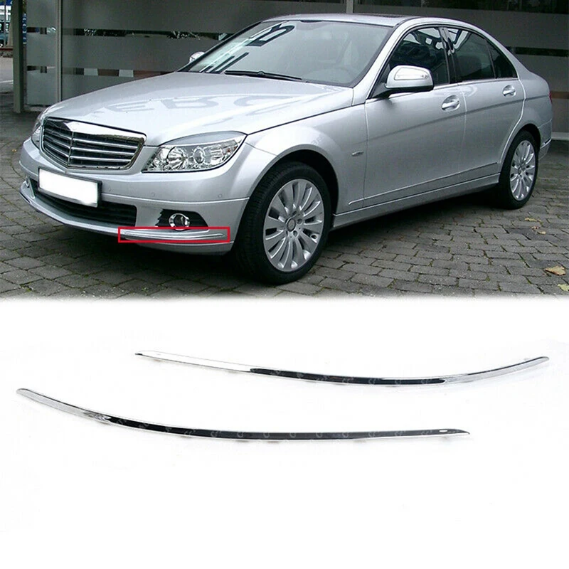 Front Bumper Trim Molding 2048850821 2048850721 for Mercedes-Benz W204 C300 C350 2008 2009 2010 2011