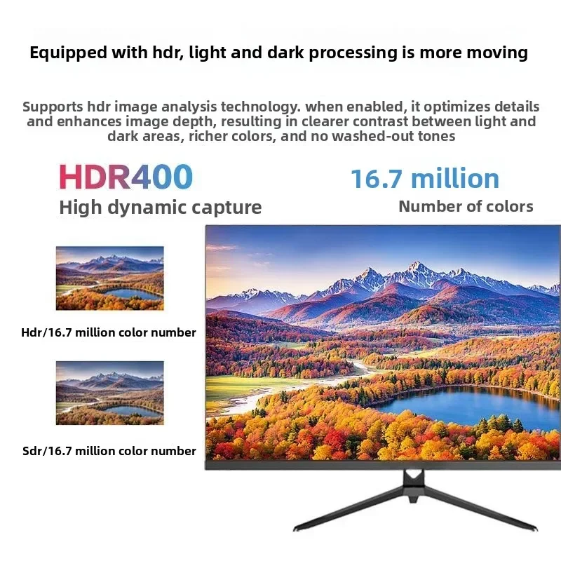 Monitor 32-inch new 4k monitor low blue light eye protection office 60HZ120HZ computer curved screen