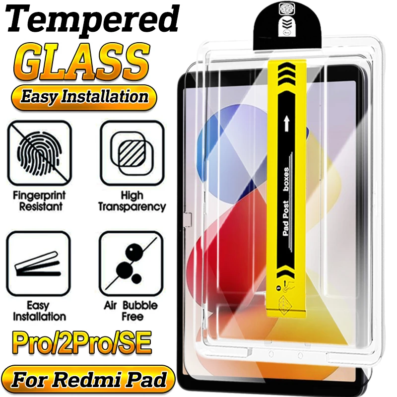ل Xiaomi Redmi Pad 2 Pro 12.1 بوصة Pad SE 8.7/11 بوصة واقي للشاشة سهل التركيب أفلام الصلابة واقية الزجاج المقسى #1