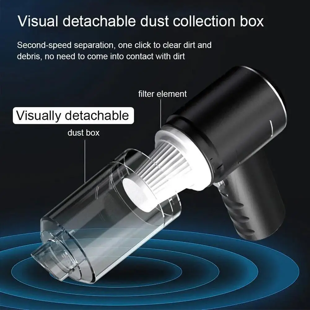 Car Vacuum Cleaner High-Power Powerful Cleaning Household Cleaning Vacuum Blowing Smart Vacuum Cleaner Wet And Dry Handheld