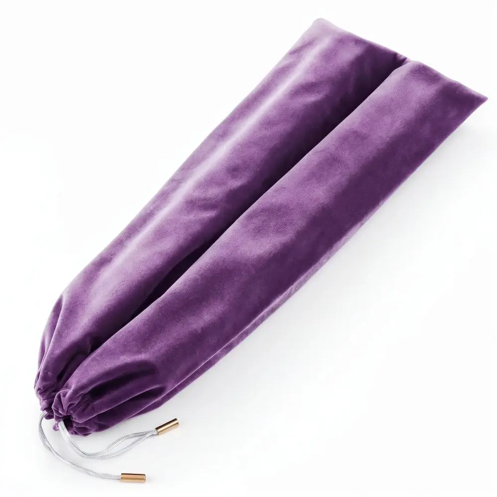 Soft Velvet Mahjong Ruler Carrying Case Protective Storage Bag Drawstring Organizer Pouch For Board Game Gear Portable