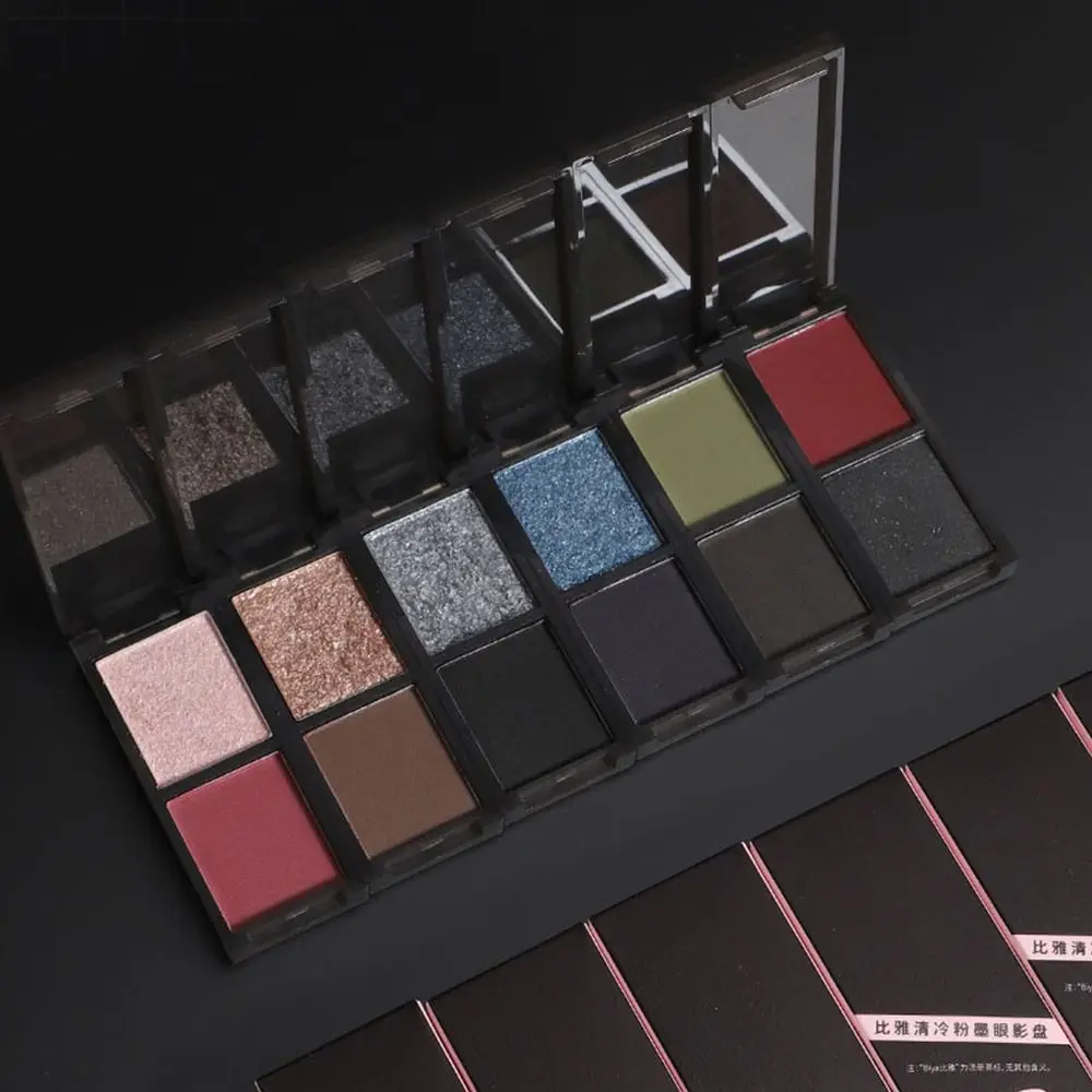 多目的長期的なアイシャドウ 2 色スモーキーメイクグリッターアイシャドウマットシマー防水アイシャドウパレットギフト