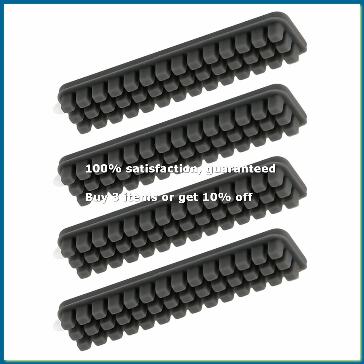 4Pcs for A1 Heatbed Nozzle Wiper Replacement Parts 3D Printer Heatbed Silicone Cleaning Tool-DTA9